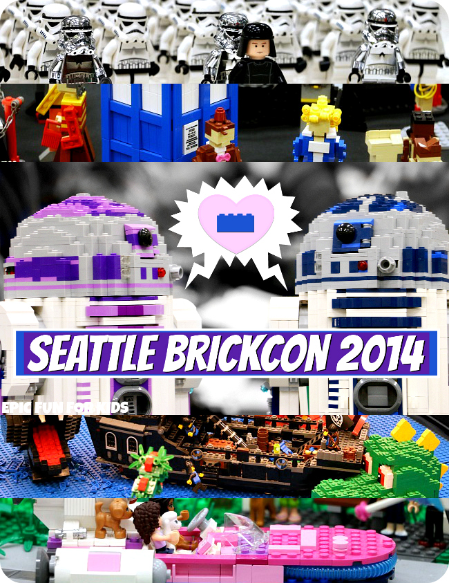 Seattle BrickCon 2014 LEGO Building Inspiration for Kids Epic Fun