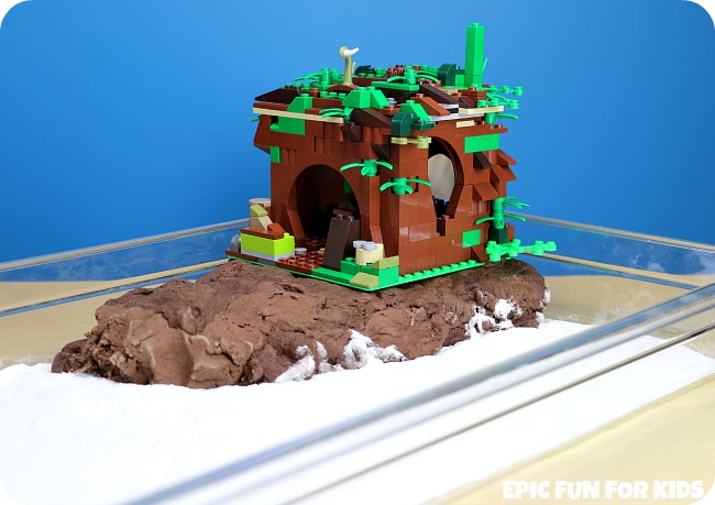 Yoda's Swamp Bubbling Slime Small World: a fun Lego Star Wars science activity that bubbles for hours and hours!